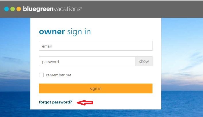 Bluegreenonline Login reset password 1