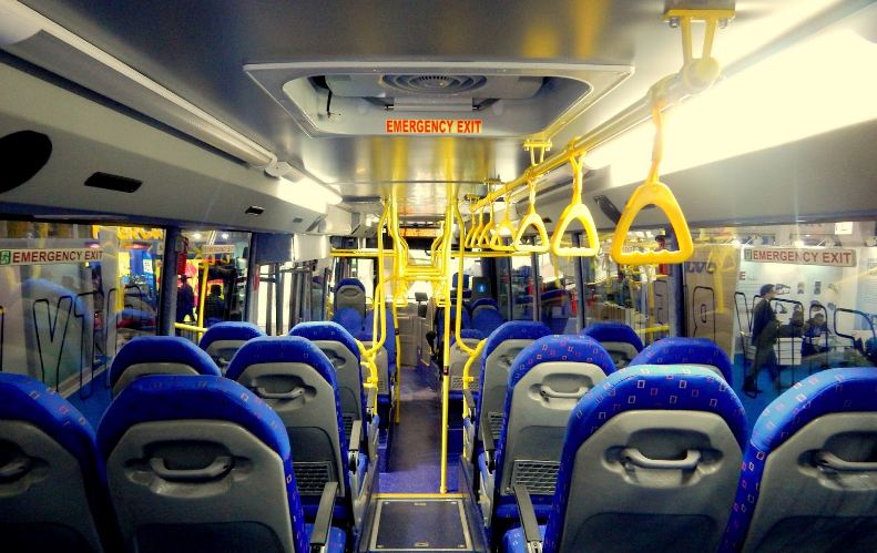 Volvo 8400 City Bus interior